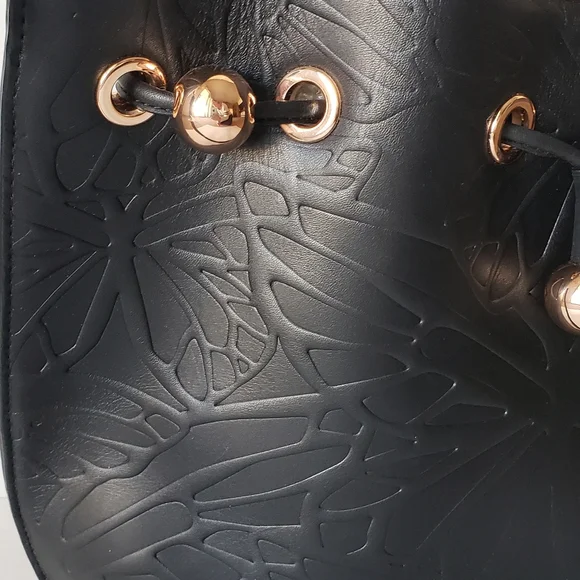 Sophia Webster Black Butterfly Leather Handbag - Picture 8 of 10
